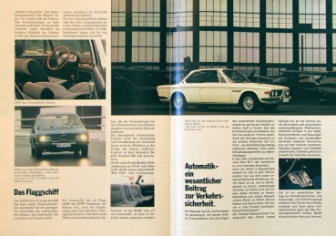 BMW Modelprogram 1969 "Konzept eines Unternehmens" Carbrochure (4212)